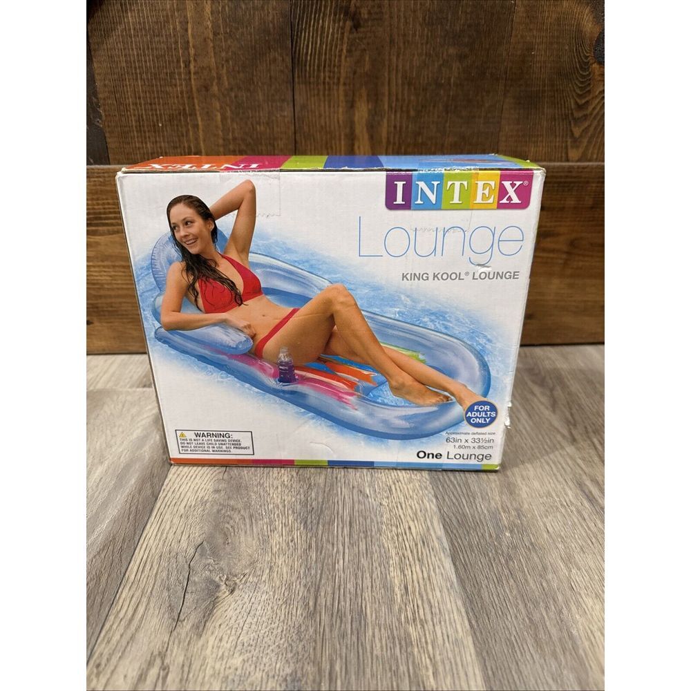 New Intex King Kool Lounge Pool Float Cup Holder Inflatable #1 SELLER‎